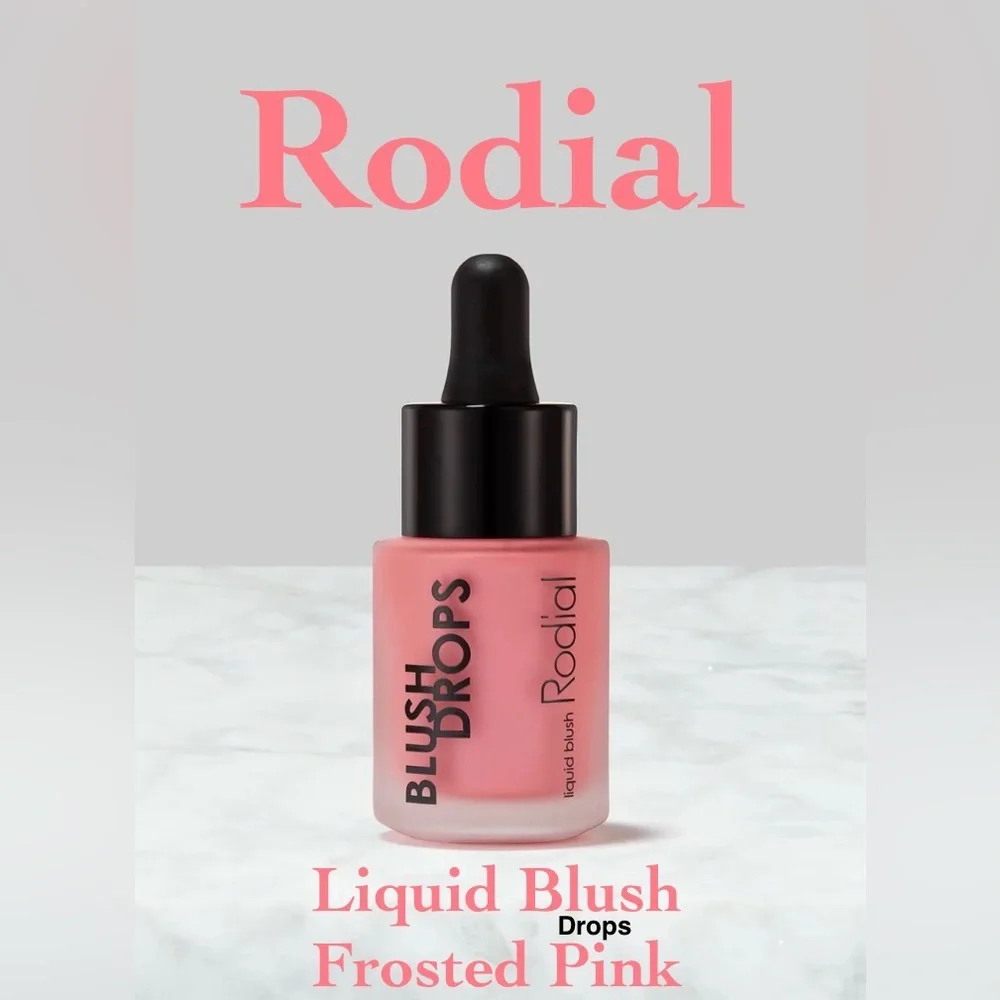 Rodial BLUSH DROPS - Frosted Pink 15ml - NWT